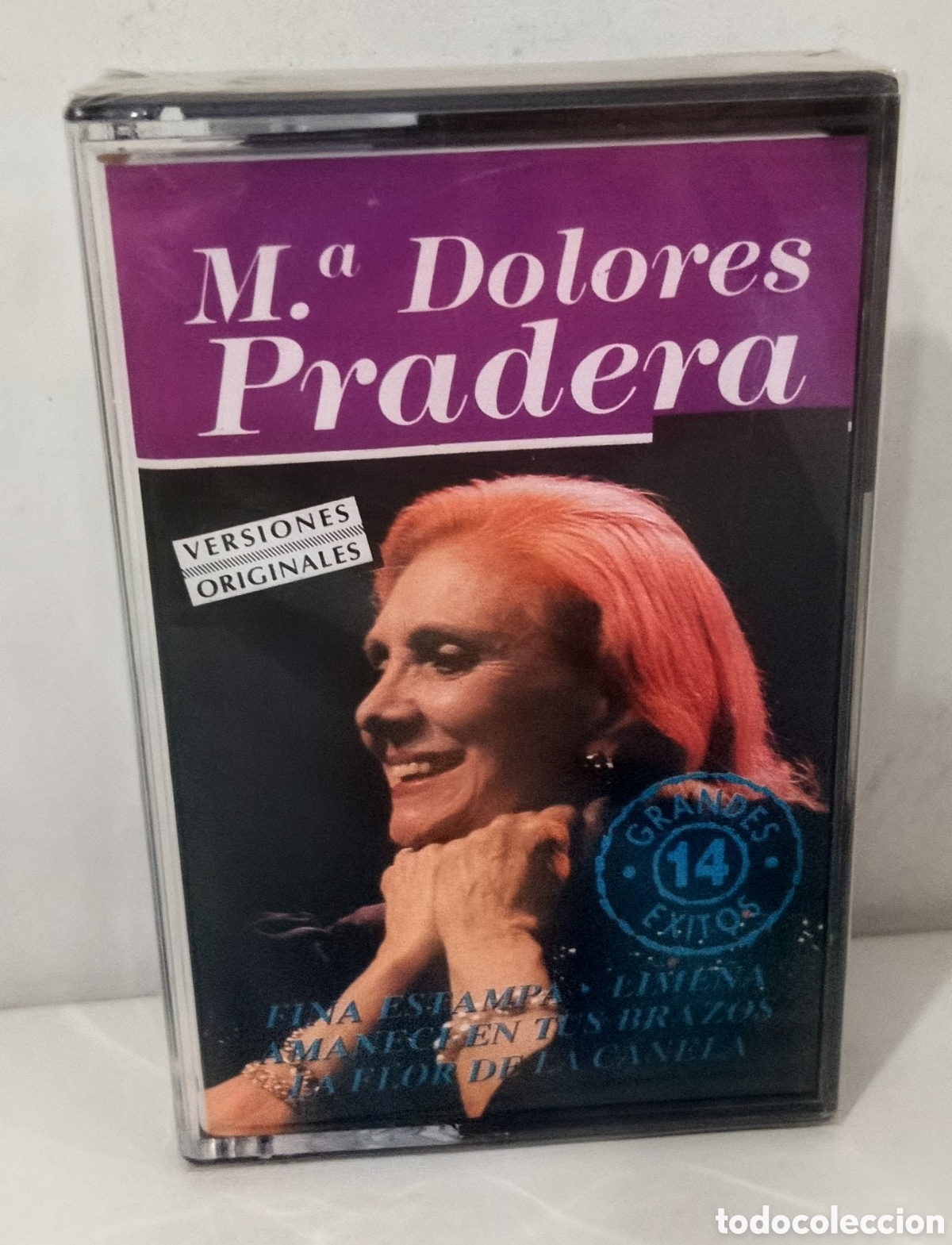 Casetes antiguos: MAR&Iacute;A DOLORES PRADERA - 14 GRANDES &Eacute;XITOS. CASSETTE PRECINTADO