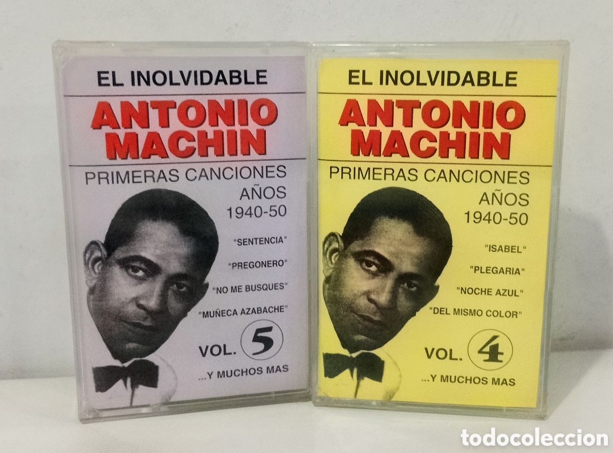 Casetes antiguos: PACK 2 ANTONIO MACHIN - EL INOLVIDABLE (VOL.4 + VOL.5). CASSETTES PRECINTADOS