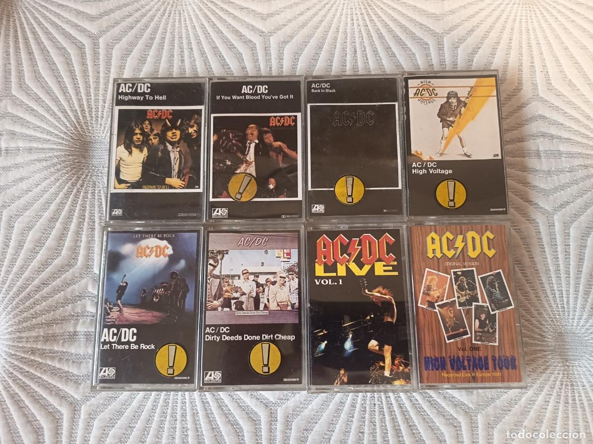 Alte Kassetten: AC/DC - 8 cassettes.