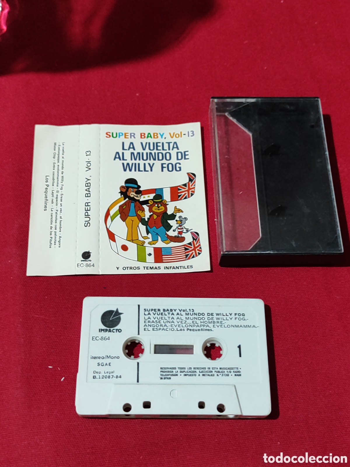 Casetes antiguos: Curiosa casette casete SUPER BABY VOL 13 LA VUELTA AL MUNDO DE WILLY FOG