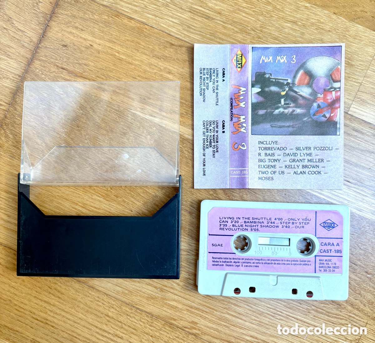 Casetes antiguos: Cassette Max Mix 3 (1986) - Original Max Music | Estado Semi-Nuevo