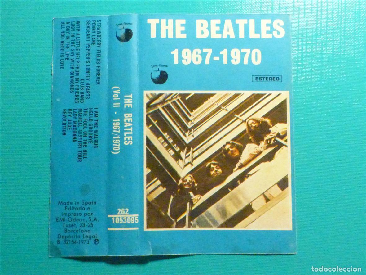 Alte Kassetten: Car&aacute;tula de Cassette - The Beatles 1967-1970 - Vol II - Apple Records - Sin Cinta -