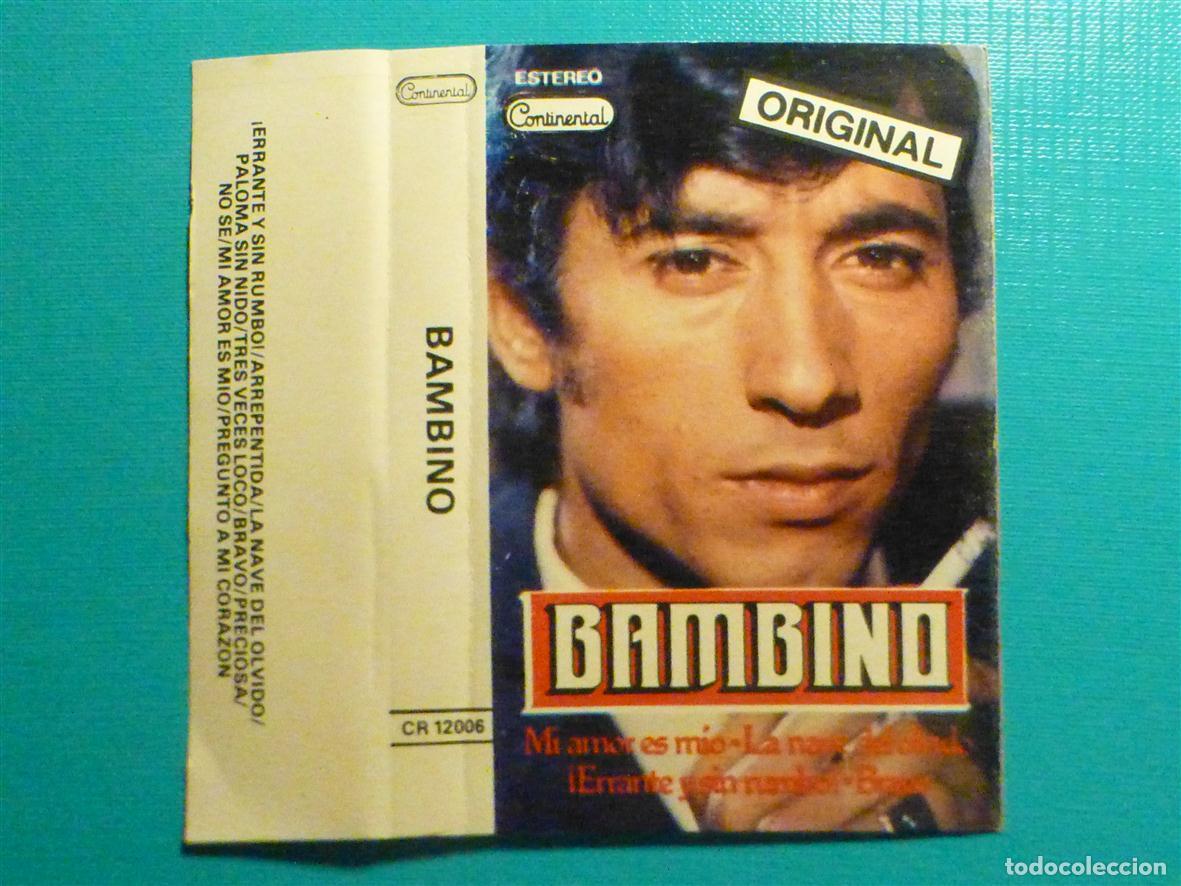 Casetes antiguos: Car&aacute;tula de Cassette - Bambino - Continental - Sin Cinta -