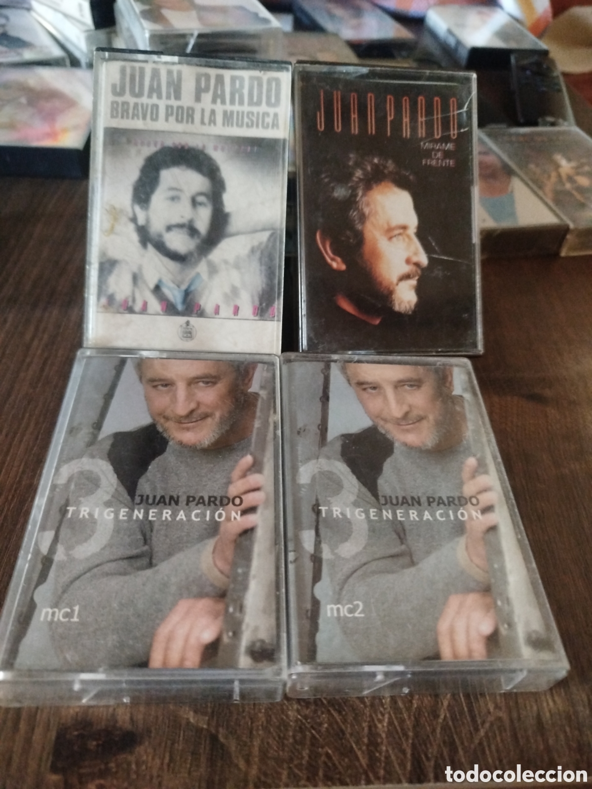Casetes antiguos: Cuatro casetes de Juan Pardo
