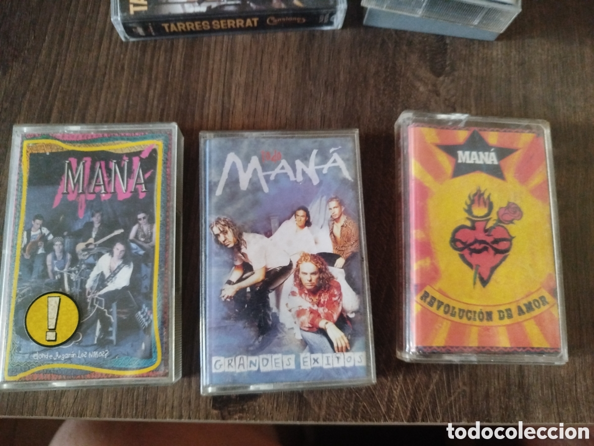 Casetes antiguos: Tres casetes de man&aacute;
