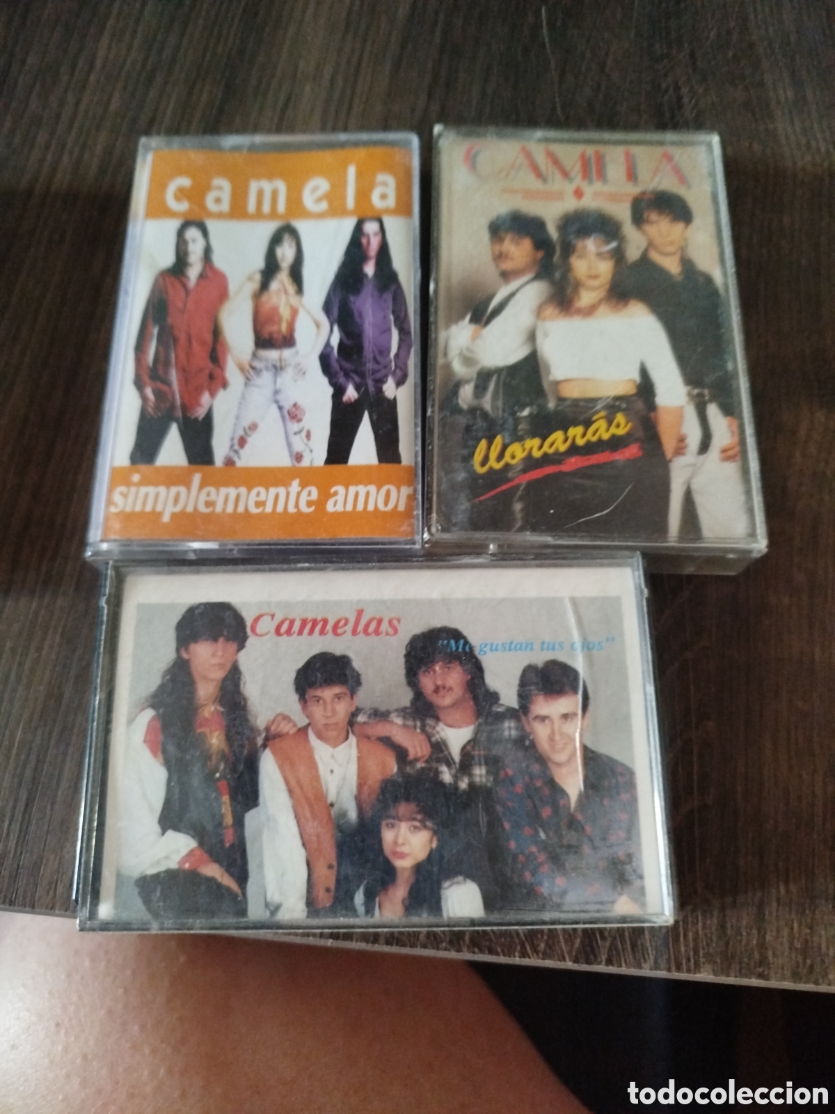 Casetes antiguos: Tres cintas de Camela