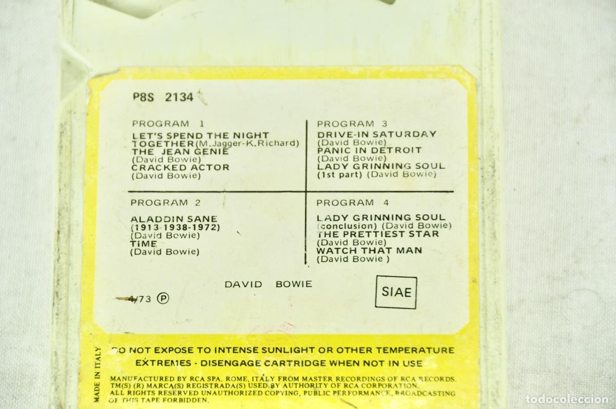 Casetes antiguos: David Bowie - Aladdin Sane 8 tracks - Foto 4