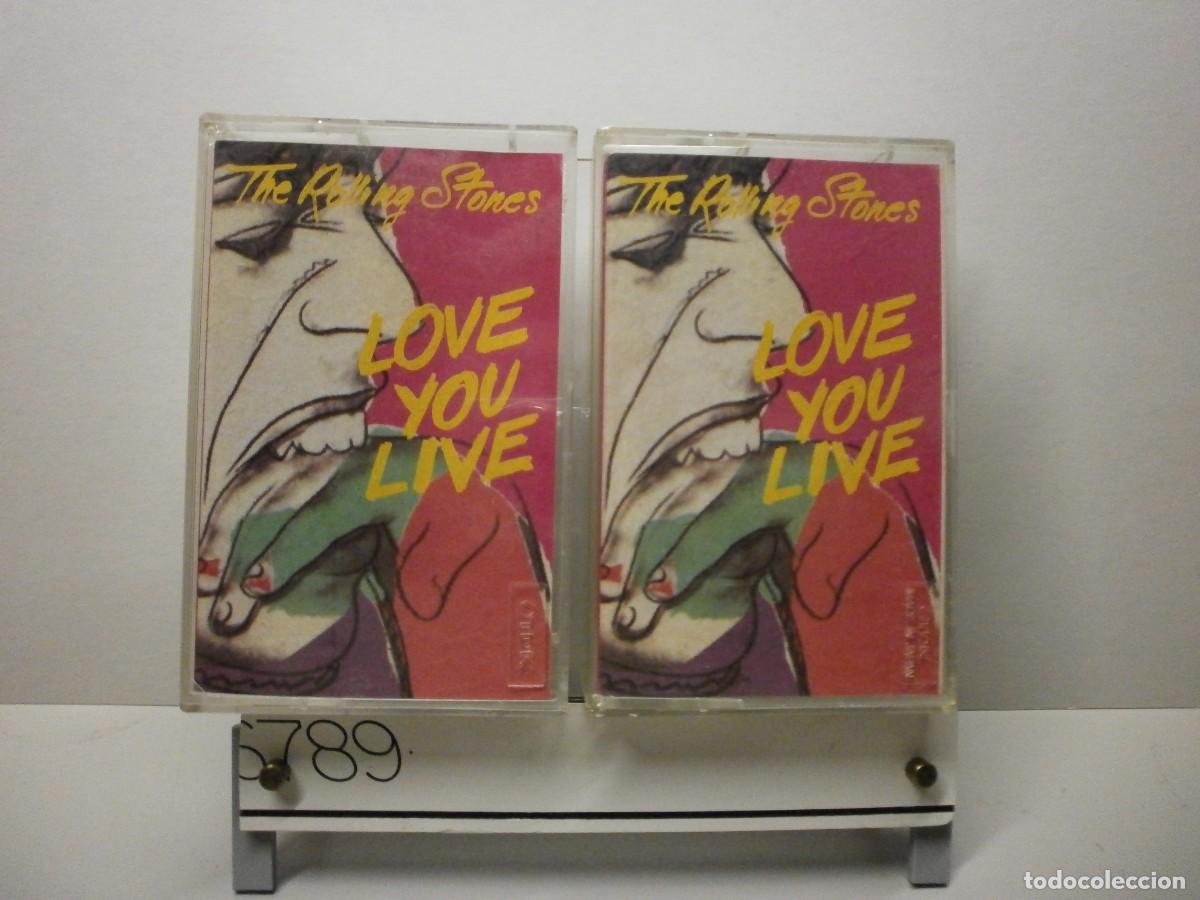 Casetes antiguos: doble cinta casete the rolling stones love you live