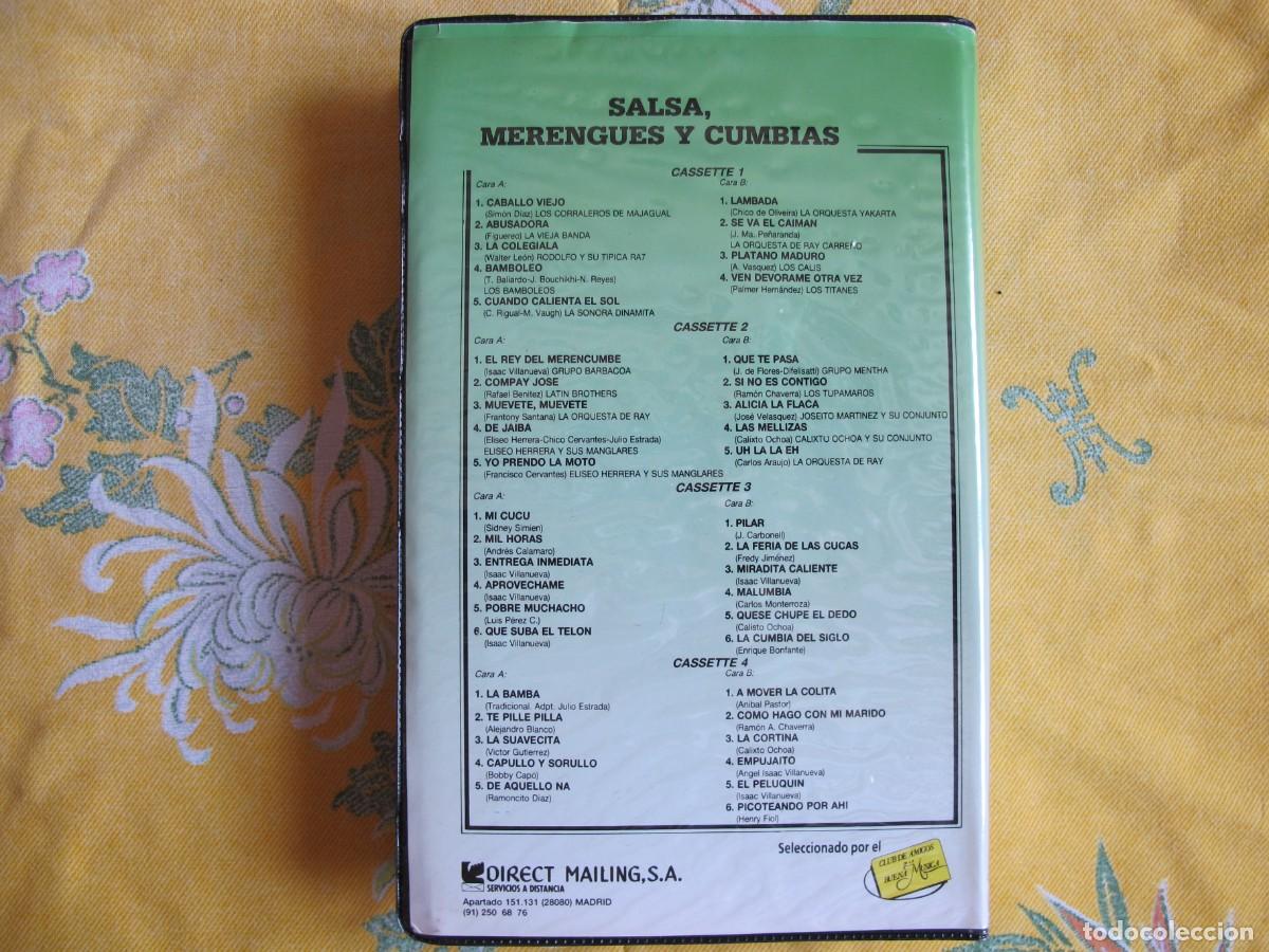 Casetes antiguos: SALSA, MERENGUE Y CUMBIAS - VARIOS - Foto 2