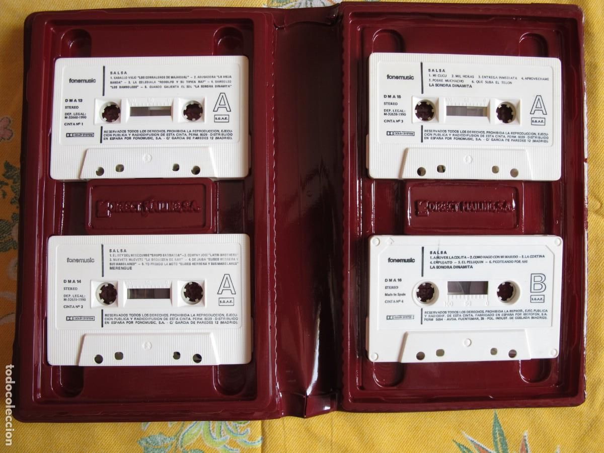 Casetes antiguos: SALSA, MERENGUE Y CUMBIAS - VARIOS - Foto 3