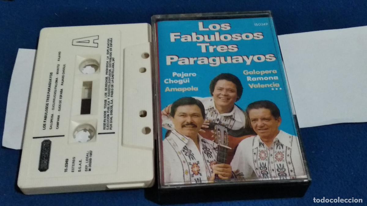 Casetes antiguos: LOS FABULOSOS TRES PARAGUAYOS - 1987 DIAL DISCOS CASETE CINTA CASSETTE