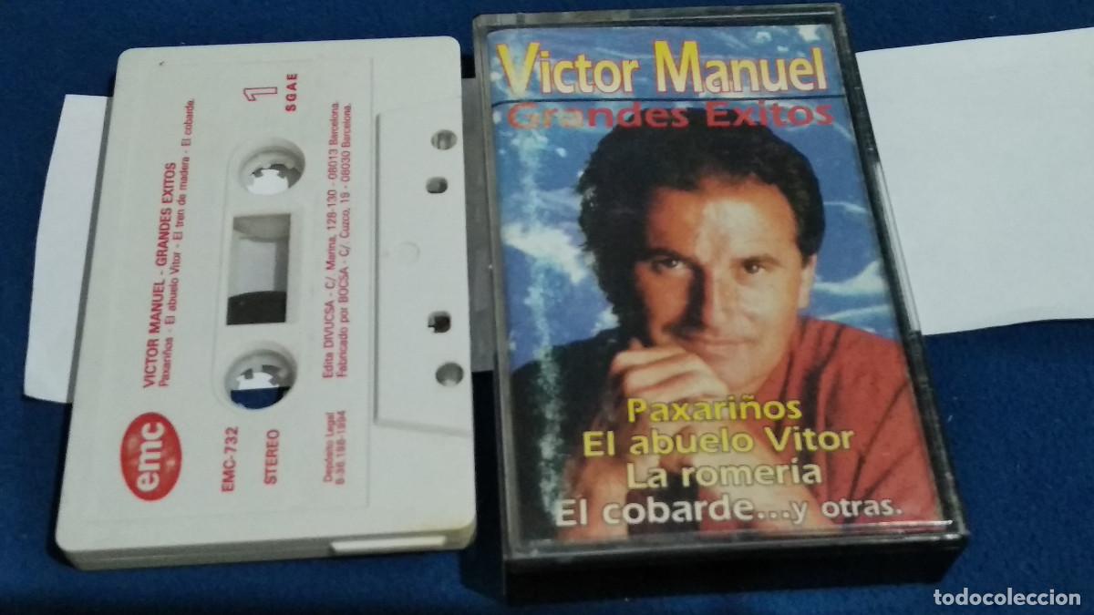 Casetes antiguos: VICTOR MANUEL GRANDES &Eacute;XITOS - 1994 EMC M1 CASETE CINTA CASSETTE