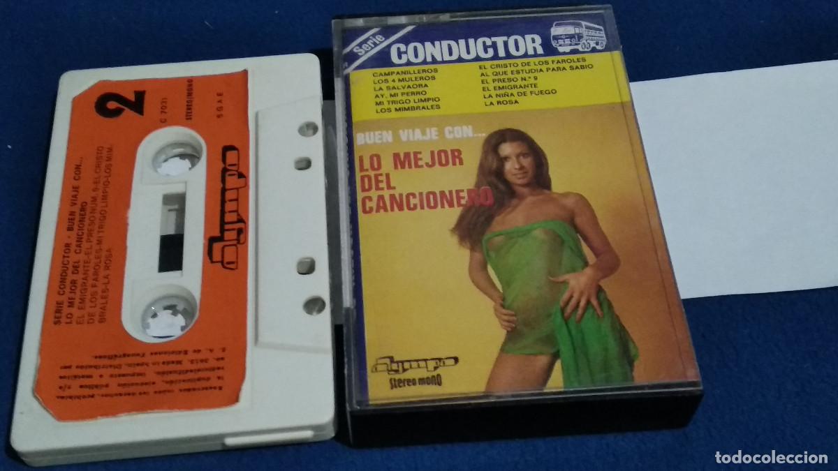 Casetes antiguos: LO MEJOR DEL CANCIONERO / BUEN VIAJE SERIE CONDUCTOR - 1976 OLIMPO CASETE CINTA CASSETTE