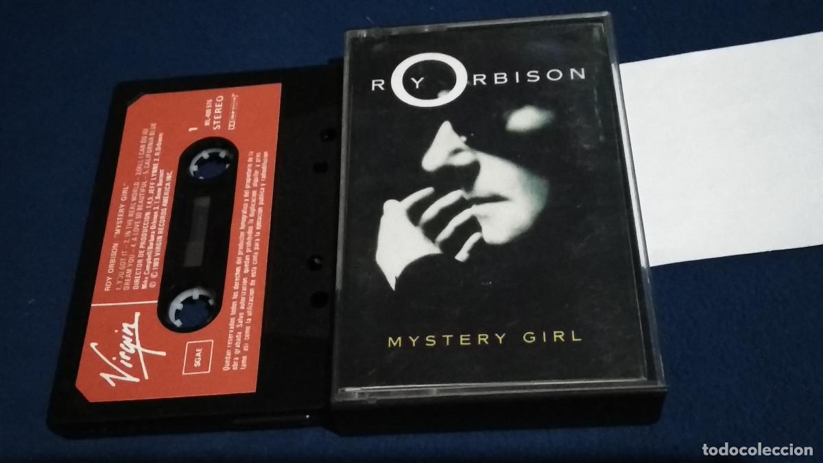 Casetes antiguos: ROY ORBISON &lrm;&ndash; MYSTERY GIRL - CASETE VIRGIN 1988 - POP ROCK N ROLL