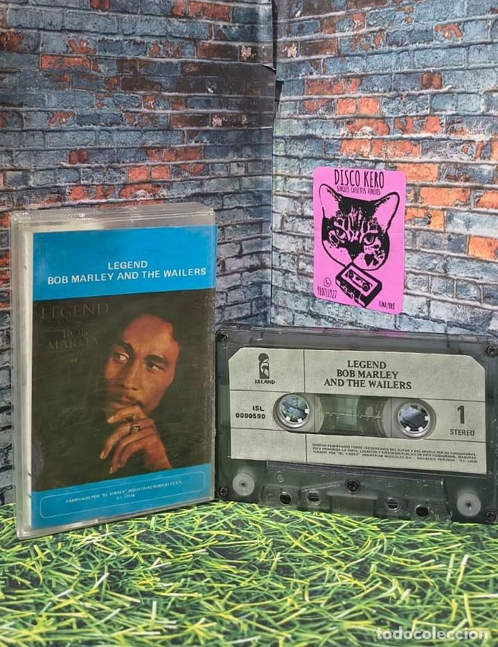 Casetes antiguos: BOB MARLEY &rdquo;LEGEND&rdquo; CASSETTE EDICION PERUANA