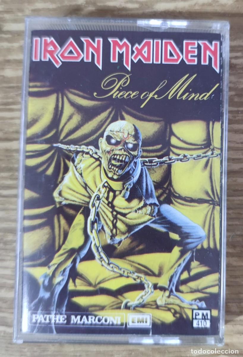 Casetes antiguos: Cassete Iron Maiden - Piece Of Mind (1983) ed. francesa