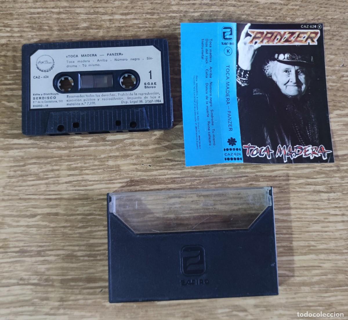 Casetes antiguos: Cassette Panzer - Toca Madera (1984) - Foto 2