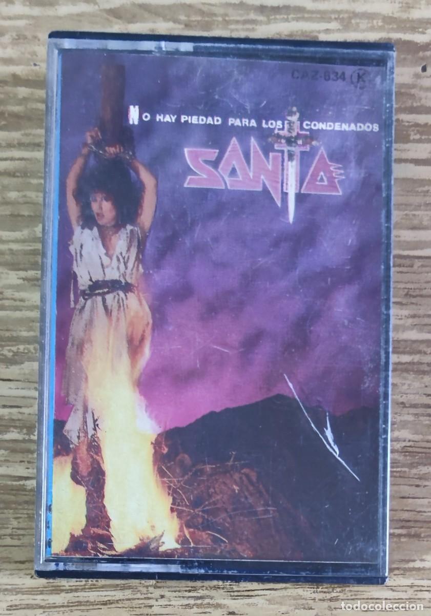 Casetes antiguos: Cassette Santa - No hay piedad para los condenados (1985)