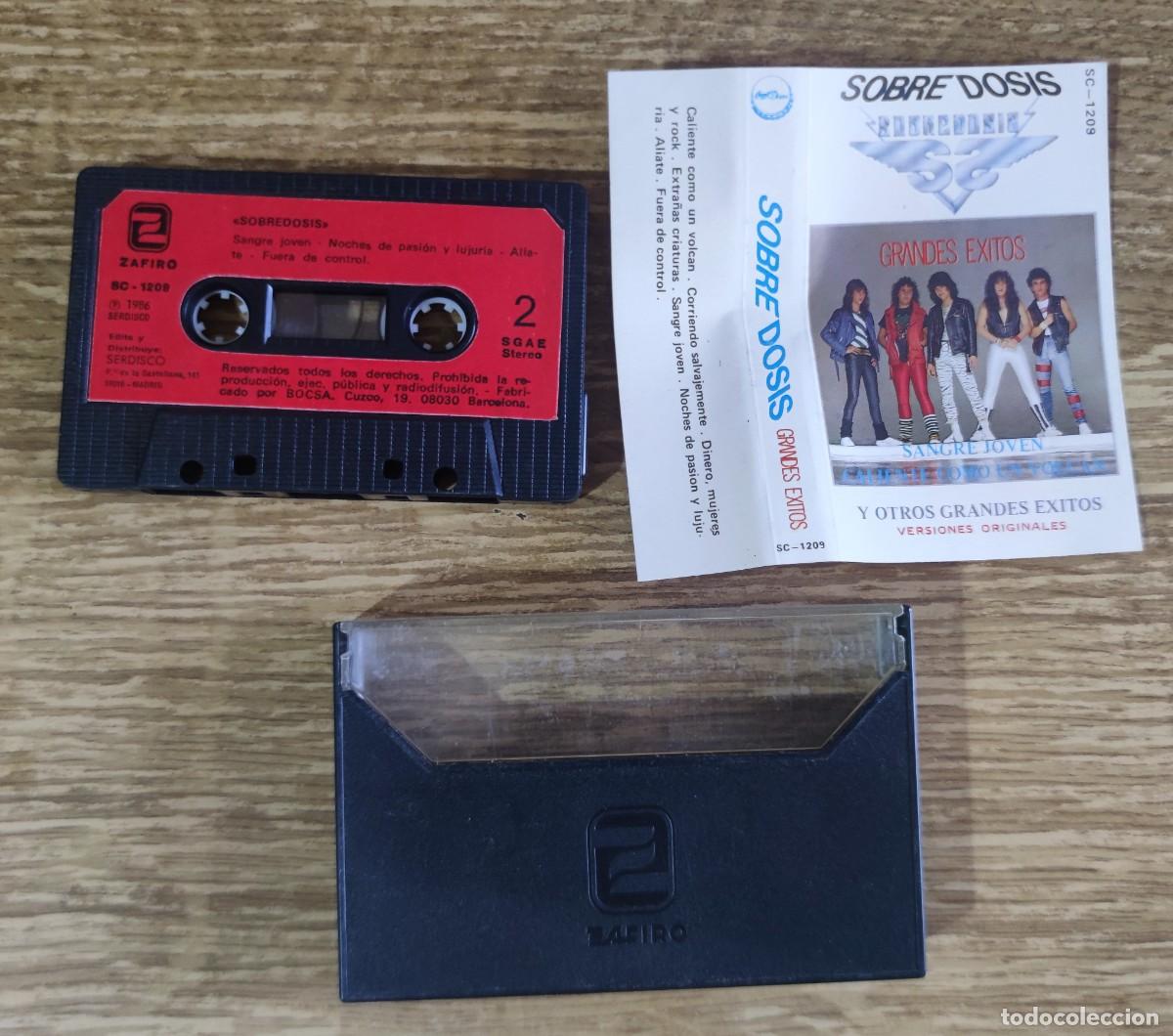 Casetes antiguos: Cassette Sobredosis - Grandes &Eacute;xitos (1986) - Foto 2