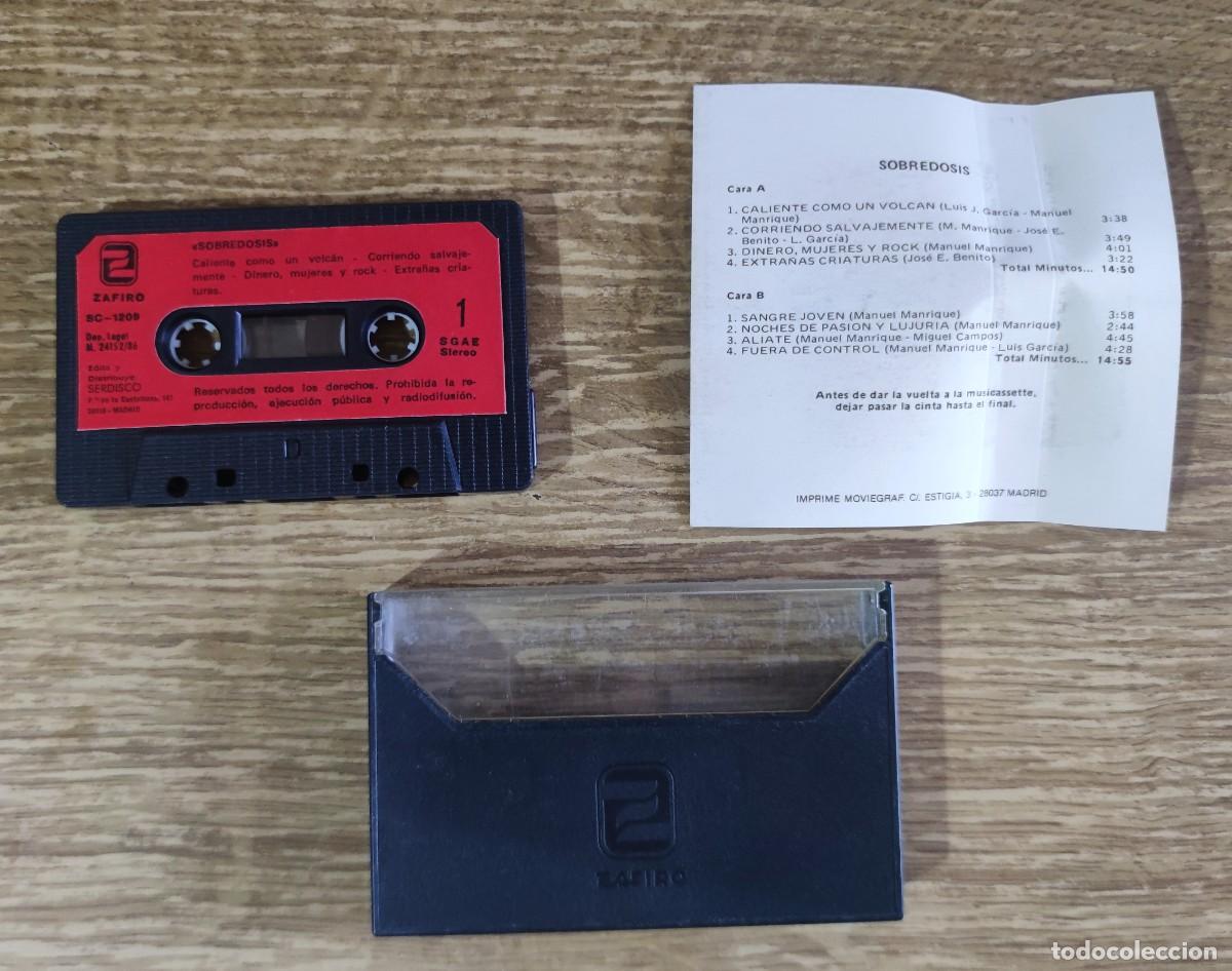 Casetes antiguos: Cassette Sobredosis - Grandes &Eacute;xitos (1986) - Foto 3