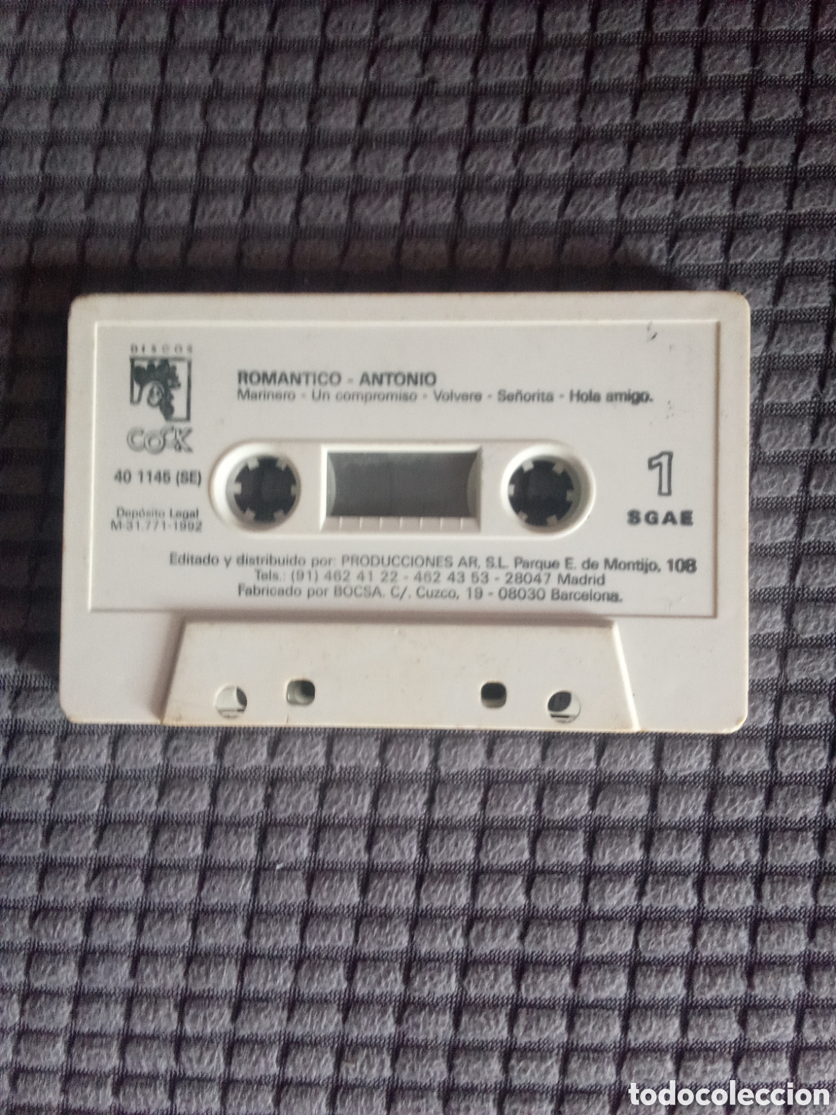 Casetes antiguos: DOS CASETTE DE ALEJANDRO CONDE - Foto 2