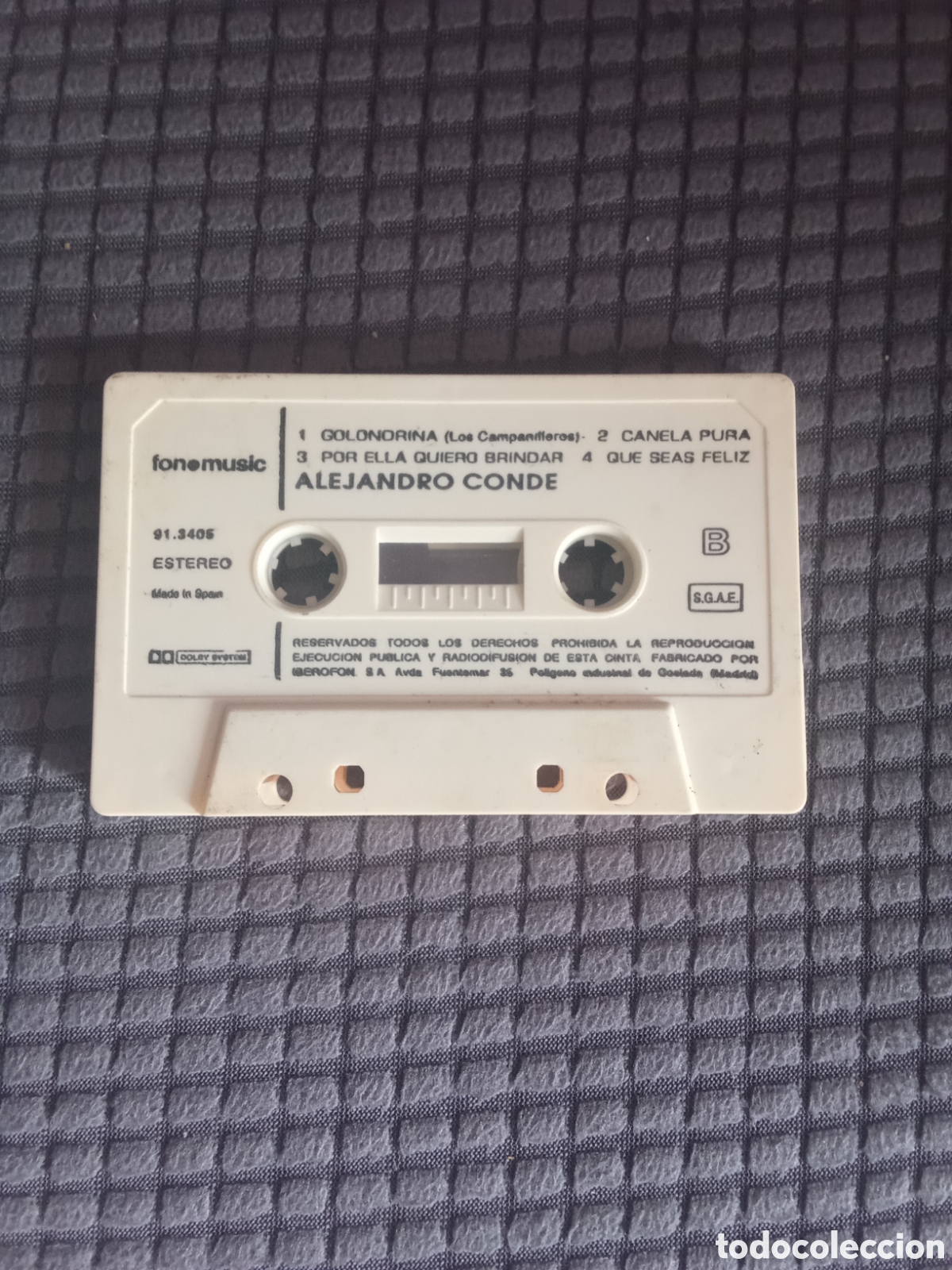 Casetes antiguos: DOS CASETTE DE ALEJANDRO CONDE - Foto 3