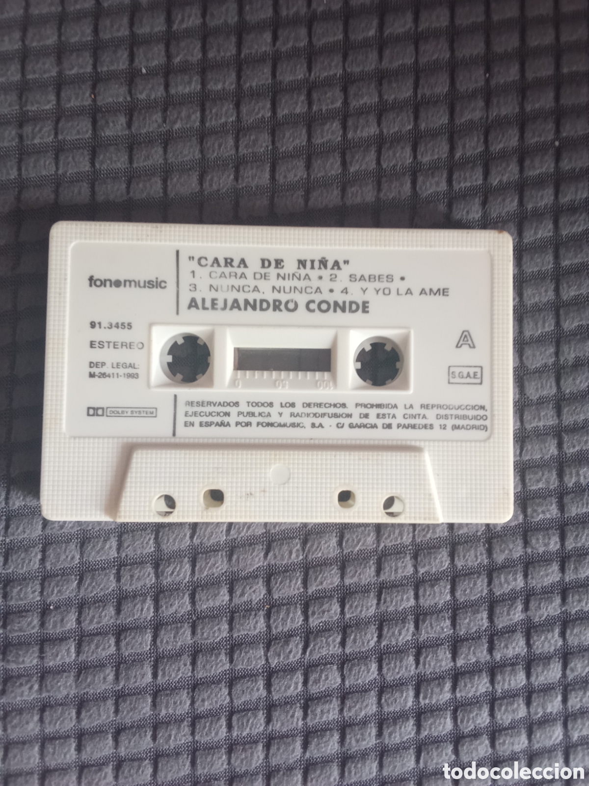 Casetes antiguos: DOS CASETTE DE ALEJANDRO CONDE