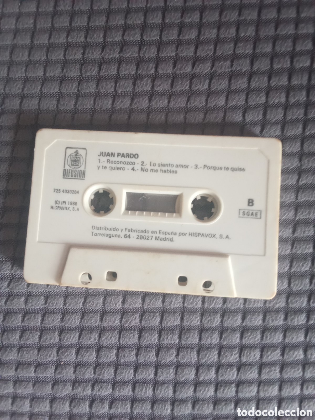 Casetes antiguos: CASSETTE DE JUAN PARDO