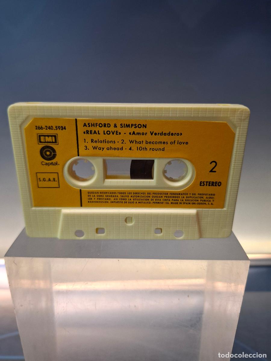 Casetes antiguos: Casete, Ashford & Simpson, Real Love - Foto 5