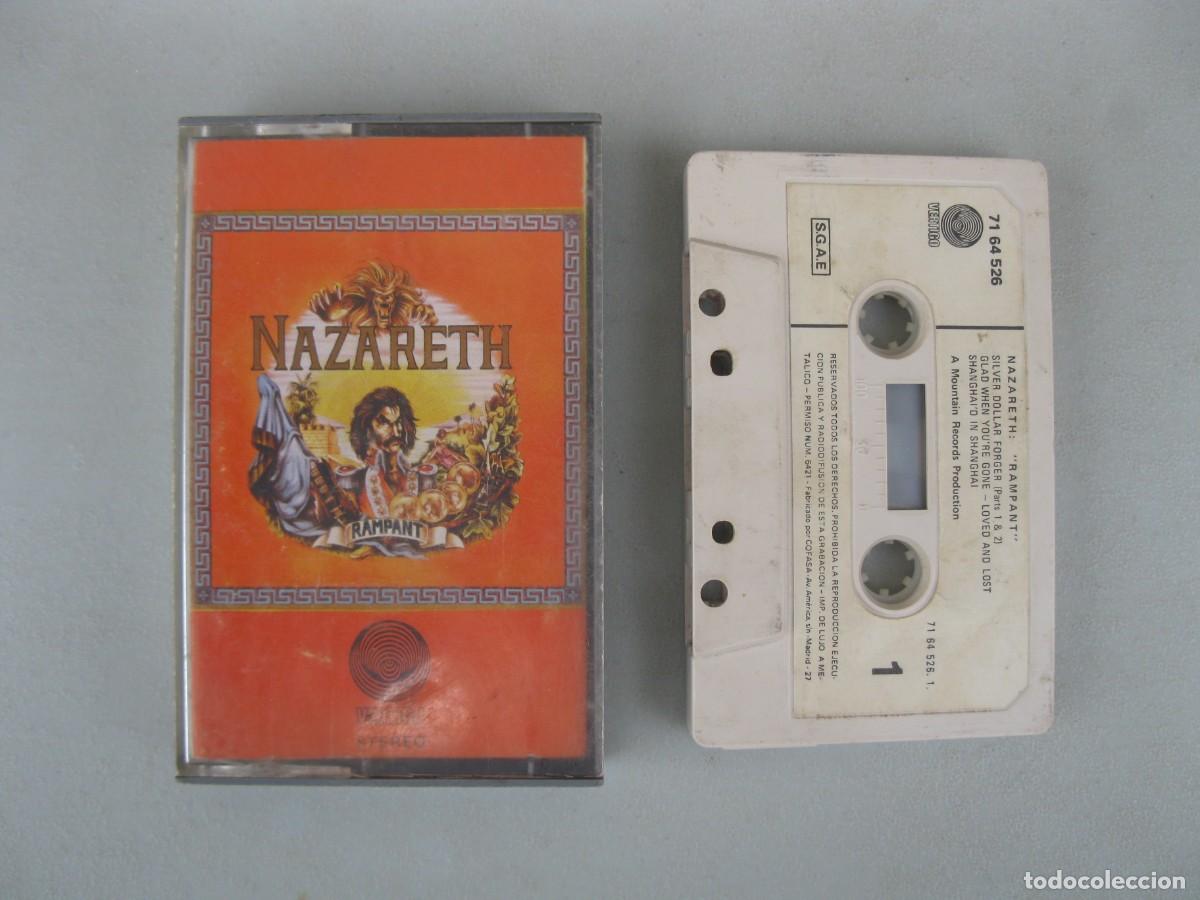 Casetes antiguos: CASETE - NAZARETH - RAMPANT - VERTIGO - A&Ntilde;O 1974 - CINTA DE CASETTE.