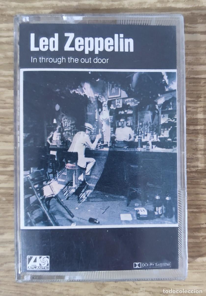 Casetes antiguos: Cassette Led Zeppelin - In through the out door (1979) ed. espa&ntilde;ola