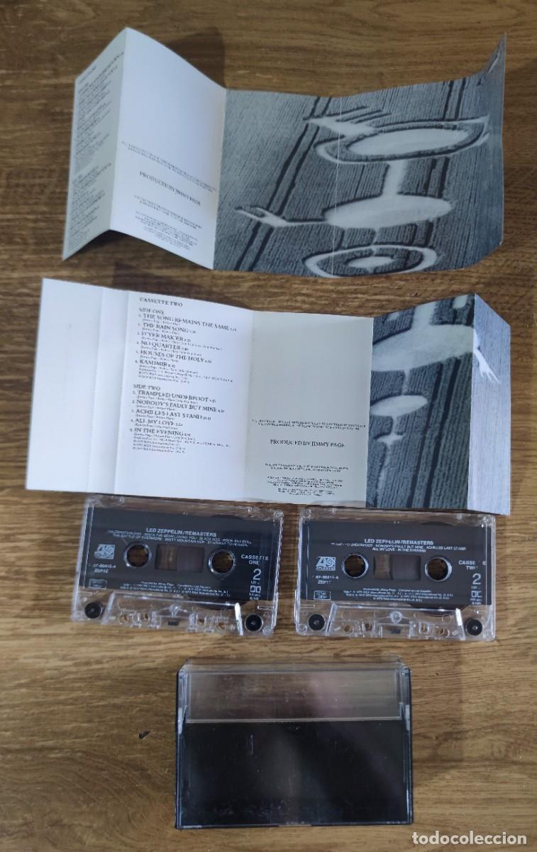 Casetes antiguos: Cassette doble Led Zeppelin - Remasters (1990) - Foto 4