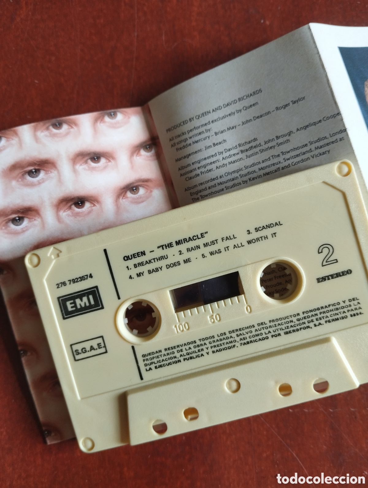Casetes antiguos: Queen - The Miracle -cassette - Foto 4
