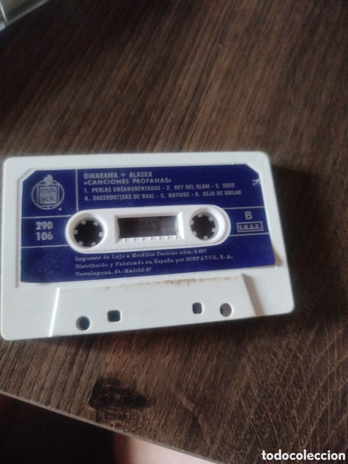 Casetes antiguos: Dinarama + Alaska (canciones profanas)