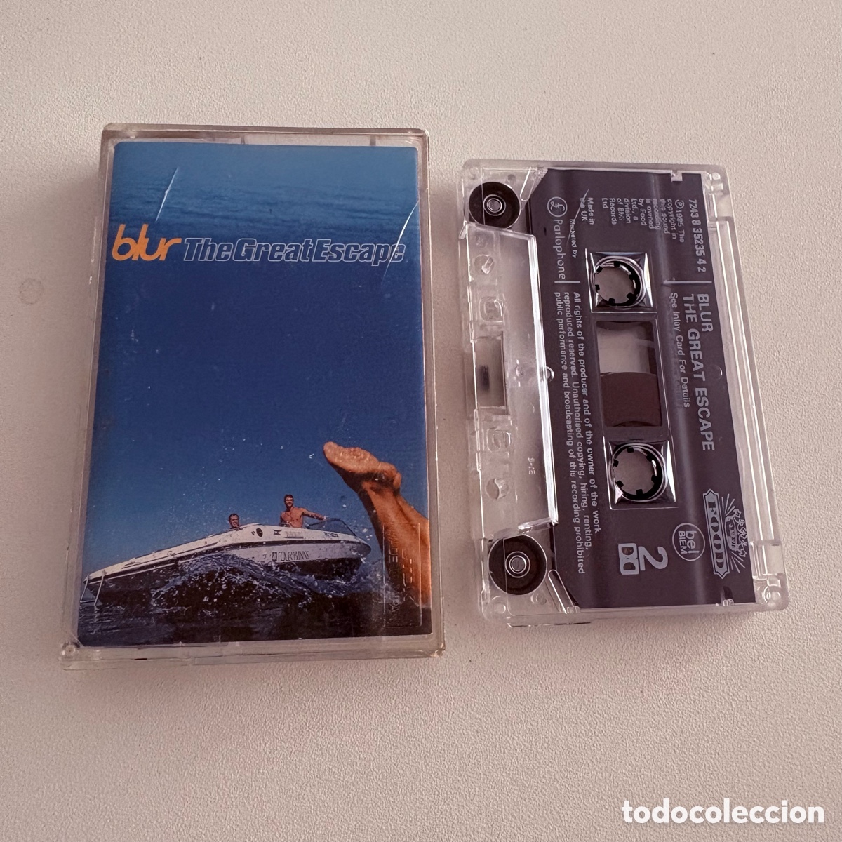 Casetes antiguos: cinta cassette blur the great escape edicion europea uk de 1995