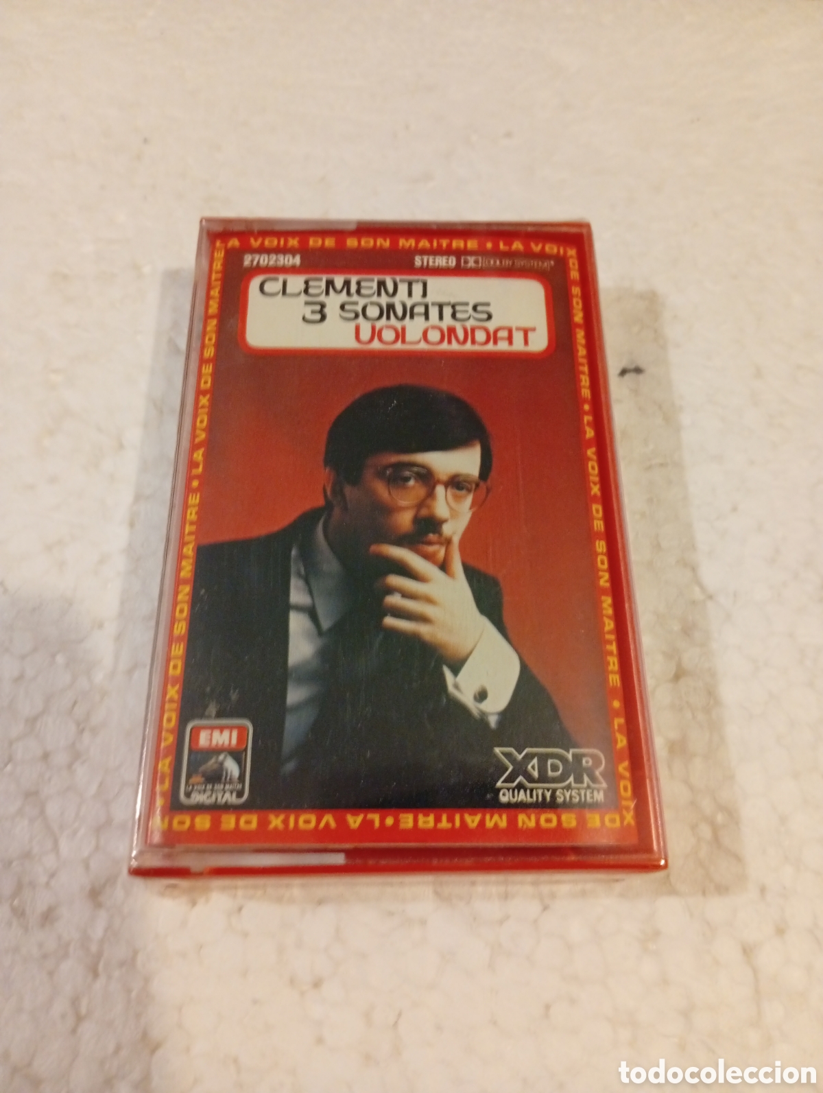 Casetes antiguos: 1 CASSETTE. CLEMENTI. 3 SONATES. PIERRE-ALAIN VOLONDAT. EMI. 1985. PRECINTADO.