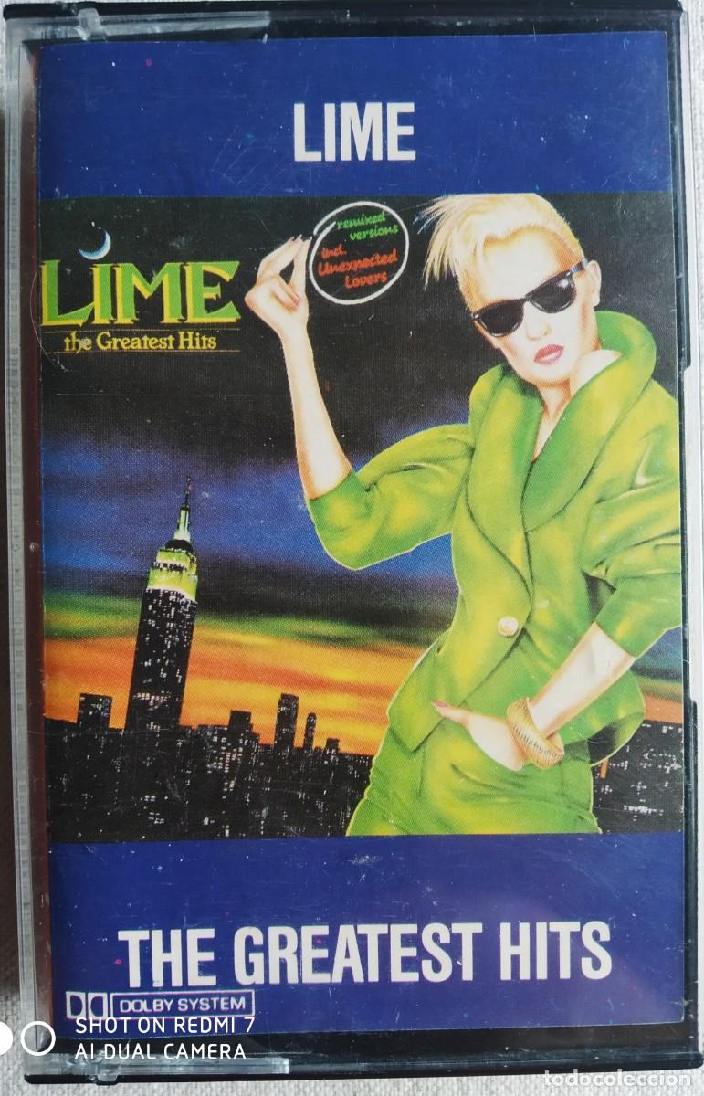 Casetes antiguos: THE GREATEST HITS * LIME * 1985 *ANGEL EYES.*TAKE IT UP*