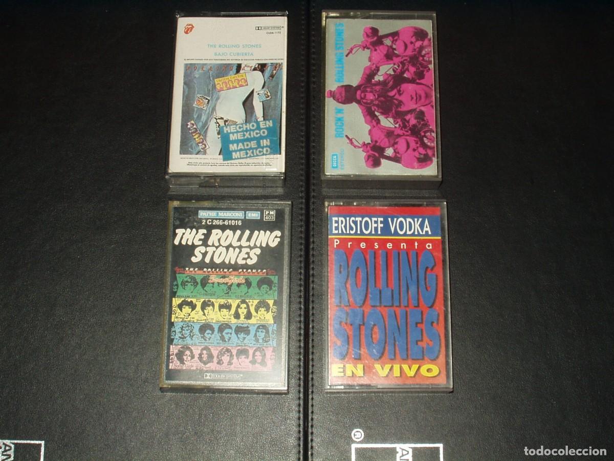 Casetes antiguos: LOTE 4 CASSETTES ROLLING STONES - Foto 1