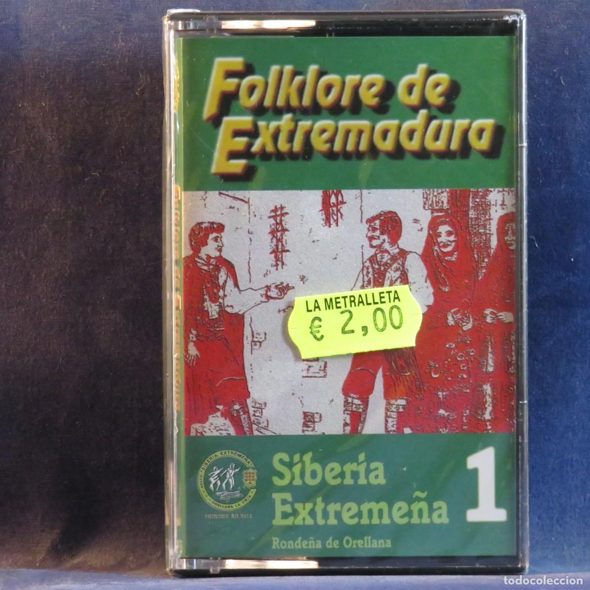 Casetes antiguos: SIBERIA EXTREME&Ntilde;A - FOLKLORE DE EXTREMADURA - CASETE