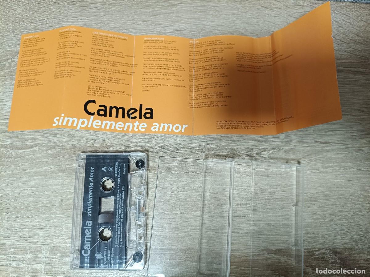 Casetes antiguos: CASETE - CAMELA - SIMPLEMENTE AMOR - EMI HISPA VOX - 2000 - Foto 5