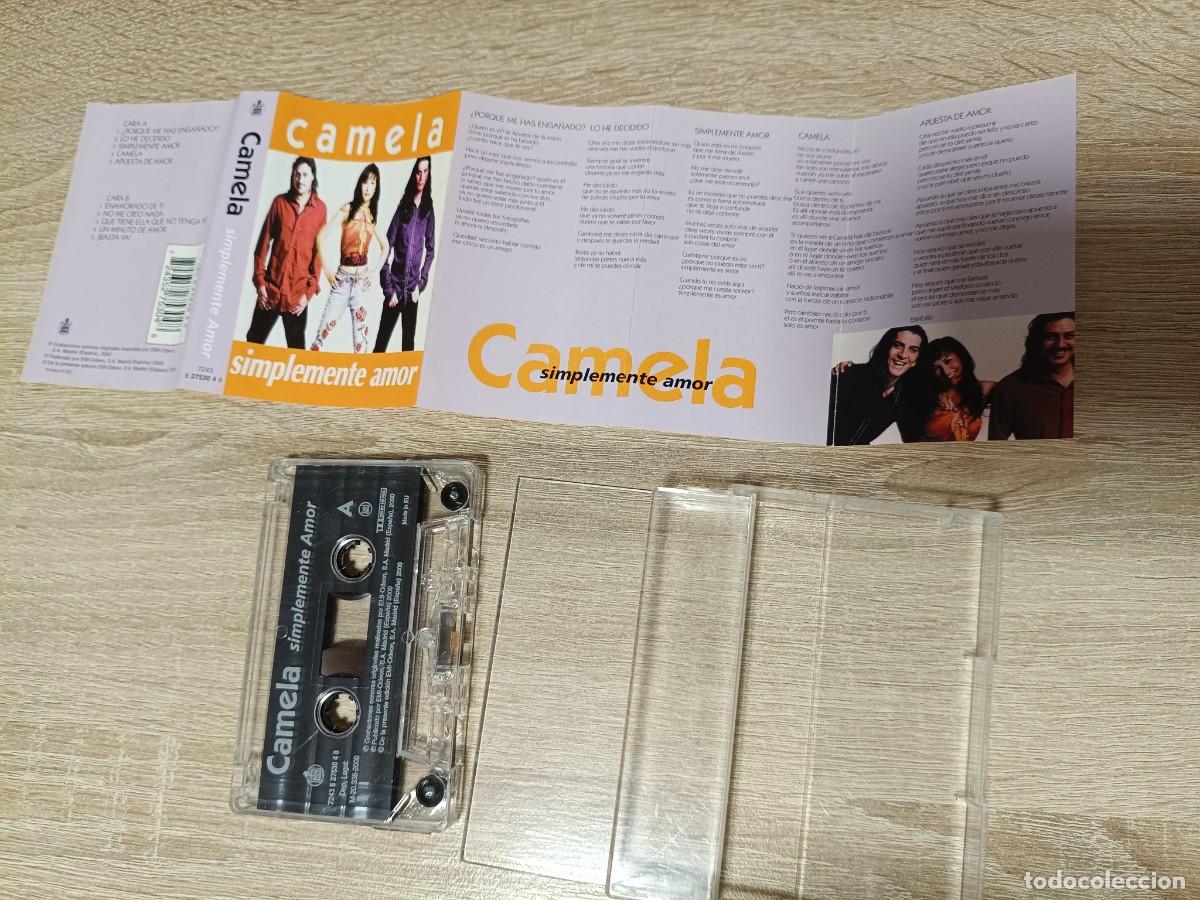 Casetes antiguos: CASETE - CAMELA - SIMPLEMENTE AMOR - EMI HISPA VOX - 2000 - Foto 6
