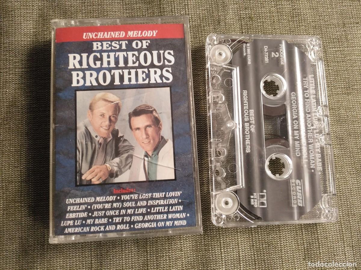 Casetes antiguos: Best of Righteous Brothers. Grandes &eacute;xitos. Cinta Casete