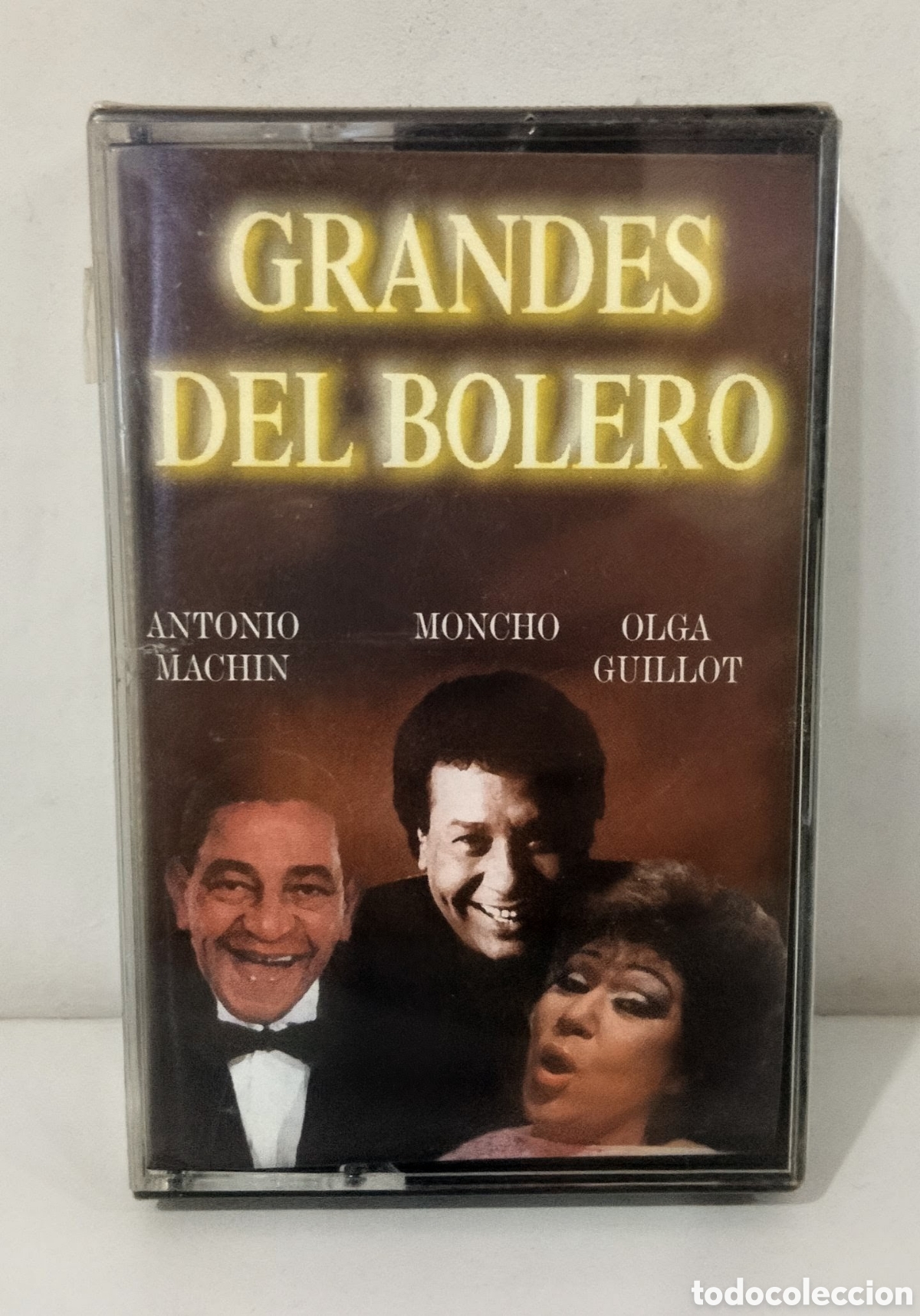 Casetes antiguos: GRANDES DEL BOLERO - ANTONIO MACHIN, MONCHO Y OLGA GUILLOT. CASSETTE PRECINTADO