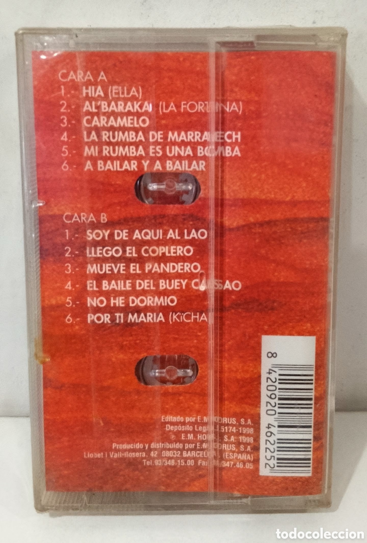 Casetes antiguos: CANTORES DE HISPALIS - ALBARAKA. CASSETTE PRECINTADO - Foto 3
