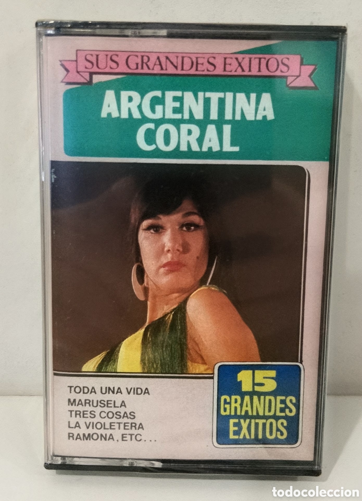 Casetes antiguos: ARGENTINA CORAL. SUS GRANDES &Eacute;XITOS. CASSETTE PRECINTADO