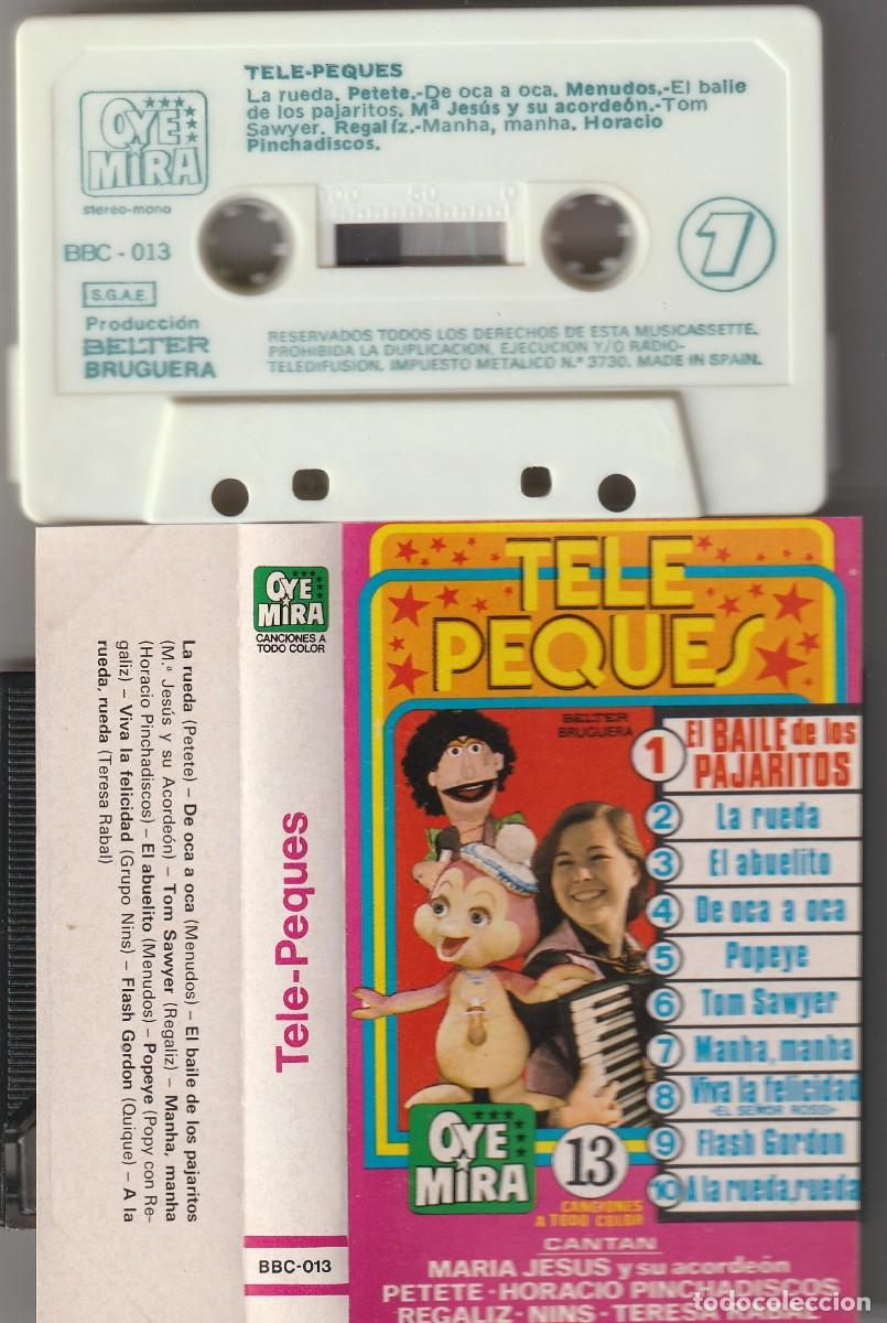 Casetes antiguos: OYE Y MIRA N&ordm;13 TELE-PEQUES (CASSETTE BELTER/BRUGUERA 1981) REGALIZ &middot; NINS