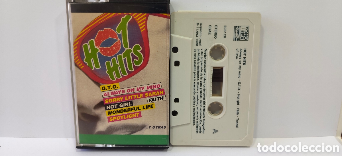 Casetes antiguos: TODO UN CLASICO CINTA CASSETTE HOT HHITS 1998 (GRABACIONES ORIGINALES)