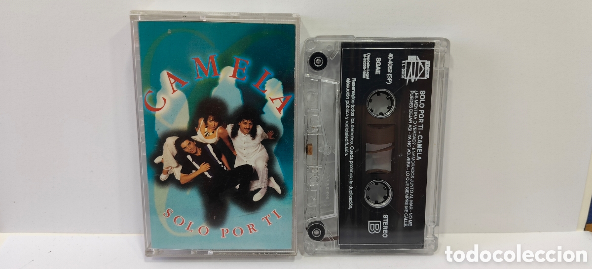 Casetes antiguos: TODO UN CLASICO CINTA CASSETTE CAMELA SOLO POR TI 1998 (GRABACION ORIGINAL)