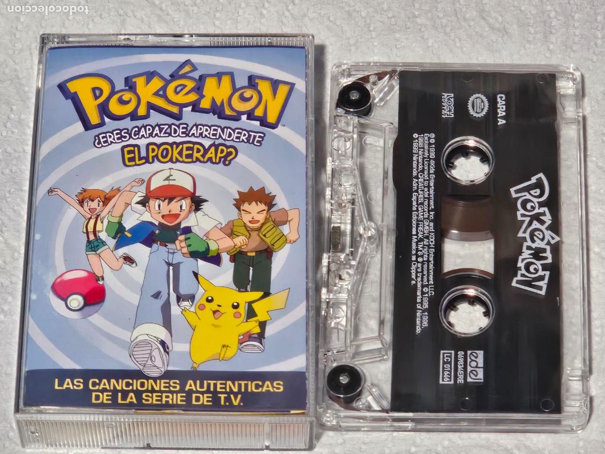 Casetes antiguos: POKEMON - CASETE - ERES CAPAZ DE APRENDERTE EL POKERAP ? - Foto 2