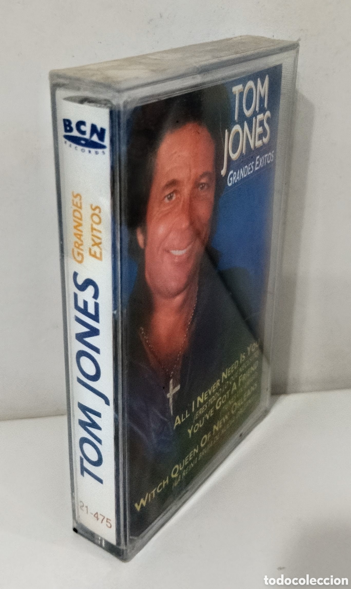 Casetes antiguos: TOM JONES - GRANDES &Eacute;XITOS. CASSETTE PRECINTADO - Foto 2